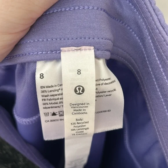 NWOT Lululemon Softstreme Pants - Dark Lavender - Picture 4 of 5